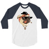 pug life 3/4 Sleeve Shirt