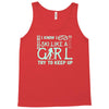 i ski like a girl Tank Top
