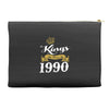 kings are born in 1990 Accessory Pouches
