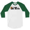 i like big buns bunny love 3/4 Sleeve Shirt