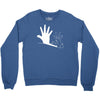shadow puppet rabbit Crewneck Sweatshirt