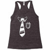 geek pocket protector tie Racerback Tank