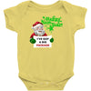 heapy new year funny santa claus christmas Baby Onesie