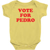 vote for pedro Baby Bodysuit
