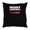 merry crispness Throw Pillow