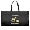 vacation, alpaca bag Weekender Totes
