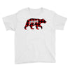 papa christmas bear Youth Tee