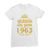 queens are born in 1963 Ladies Fitted T-Shirt