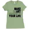 make smart choicees in your life Ladies Fitted T-Shirt