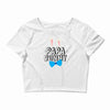 papa bunny Crop Top
