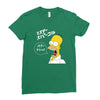 Homer Simpson Ladies Fitted T-Shirt