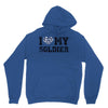 i love my soldier navy camouflage Unisex Hoodie