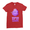 working off my lumps Ladies Fitted T-Shirt