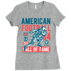 american football Ladies Fitted T-Shirt