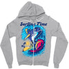 Surfing Time Zipper Hoodie