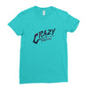 crazy racing Ladies Fitted T-Shirt