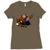 just a viking and his horse Ladies Fitted T-Shirt