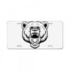 angry bear head License Plate