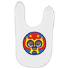 lucha libre    yellow Baby Bibs