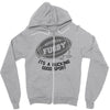 fugby it's a rucking good game Zipper Hoodie