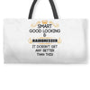 Smart Good Looking Hairdresser Doesnt Get Better Than This Weekender Totes