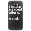 i before e except after c Samsung Galaxy S7 Edge