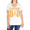 captain dad Ladies Curvy T-Shirt