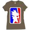 son goku  fun Ladies Fitted T-Shirt
