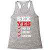 Sex Yes Please Racerback Tank