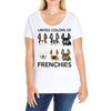 united color of frenchies Ladies Curvy T-Shirt