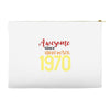 awesome since november 1970 Accessory Pouches