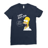 Homer Simpson Ladies Fitted T-Shirt