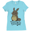 totoro Ladies Fitted T-Shirt