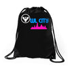 owl city retro Drawstring Bags