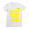 Winner Winner Chicken Dinner Pubg Ladies Fitted T-Shirt