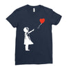 banksy style Ladies Fitted T-Shirt