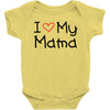 I Love My Mama Baby Bodysuit