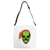 santa clous skeleton Adjustable Strap Totes