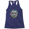 pug face Racerback Tank