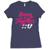 happy together Ladies Fitted T-Shirt