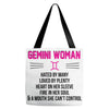 Gemini Woman Tote Bags