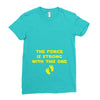 The Force is Strong With This One Ladies Fitted T-Shirt