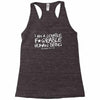 i am a lovable, Racerback Tank