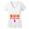 Bun in the Oven Women's V-Neck T-Shirt