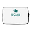 don't mess with tetris Laptop sleeve