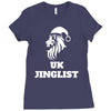 uk jinglist Ladies Fitted T-Shirt