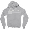 sarcasm loading please wait Zipper Hoodie
