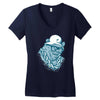 hip hop hibernation Women's V-Neck T-Shirt