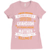 Super Cool Grandson Of A Freaking Awesome Mother Ladies Fitted T-Shirt