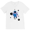Space Astronot V-Neck Tee